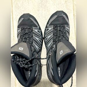 Men’s Salomon x-Ultra Pioneer hiking boots. - black